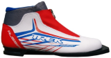 Ботинки лыжные TREK Russia Comfort ИК (белый, лого красный)