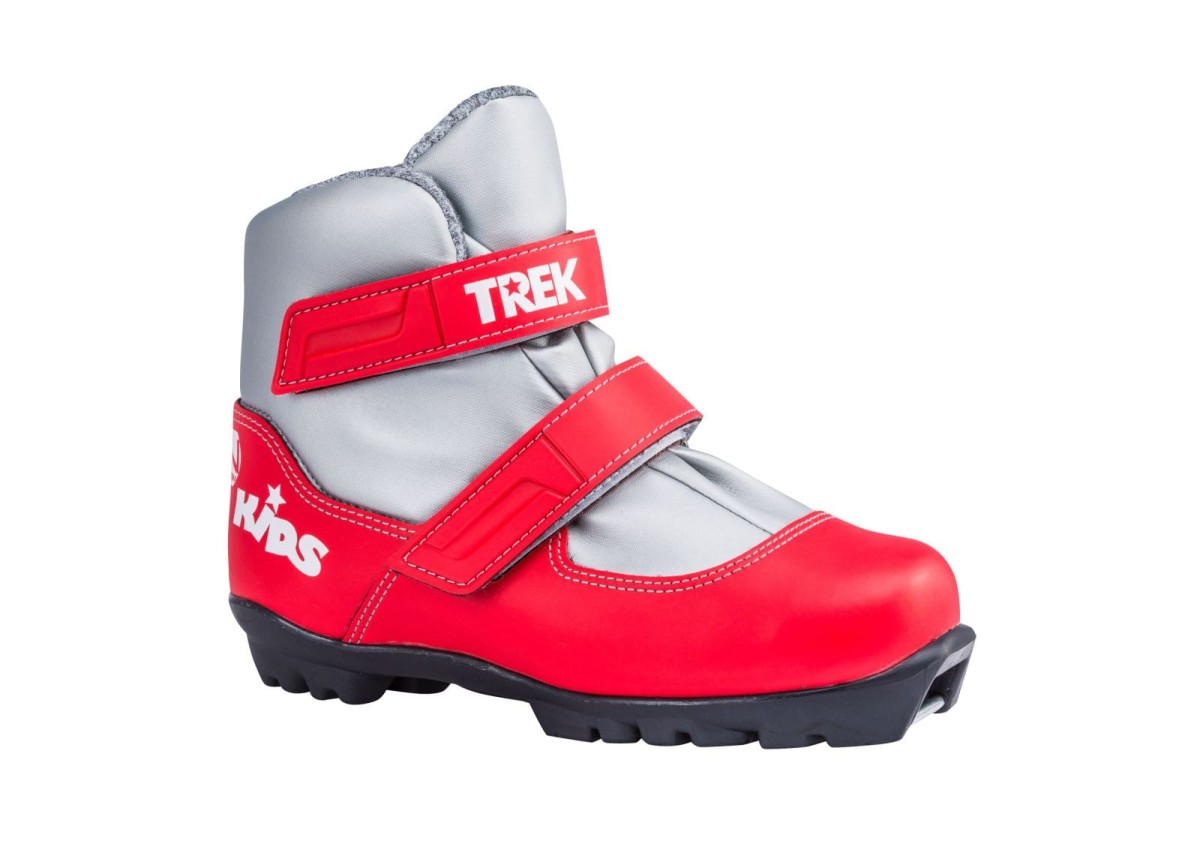 лыжные ботинки детские TREK Kids1 красный войлок N