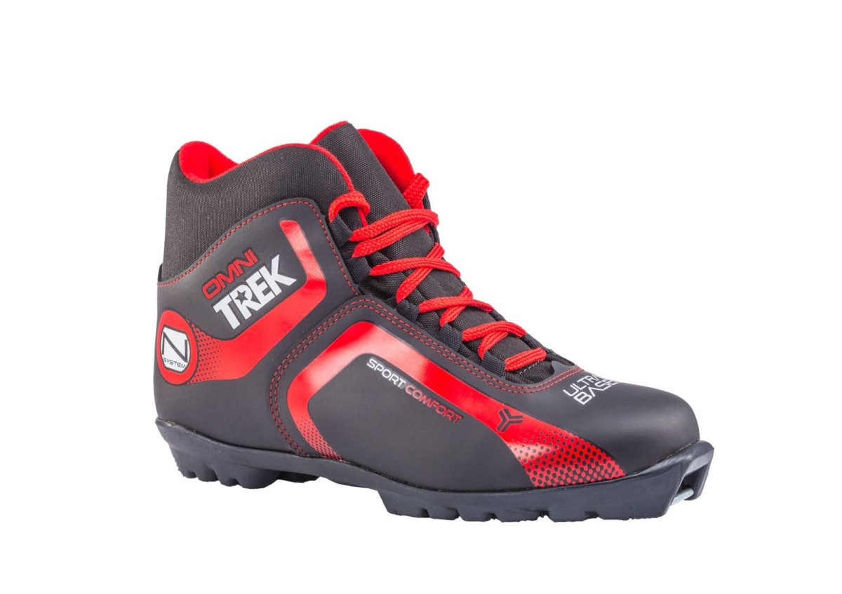 лыжные ботинки TREK Omni2 черный (лого красный) N