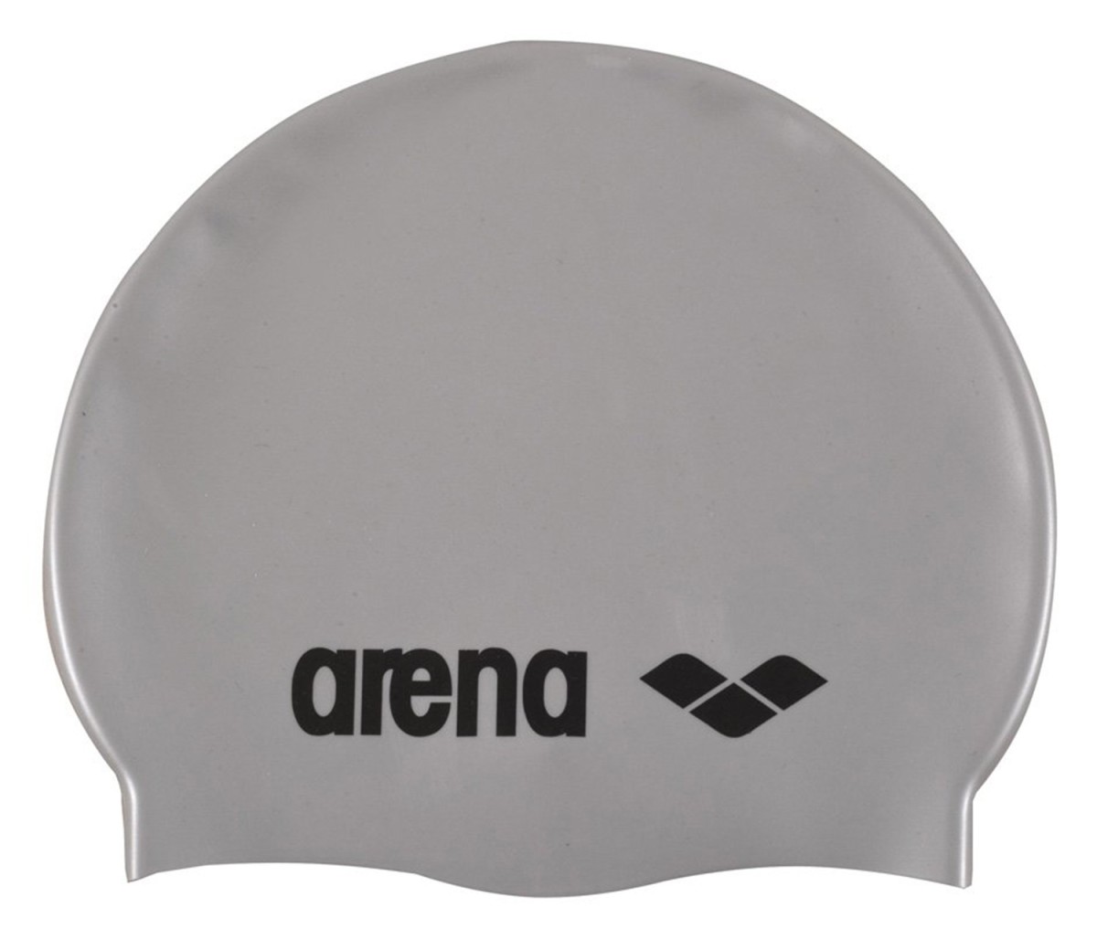 Шапочка для плавания ARENA Classic Silicone Cap серо-черный