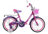 Велосипед Black Aqua Princess 16; 1s KG1602 со светящимися колесами, розово-сиреневый