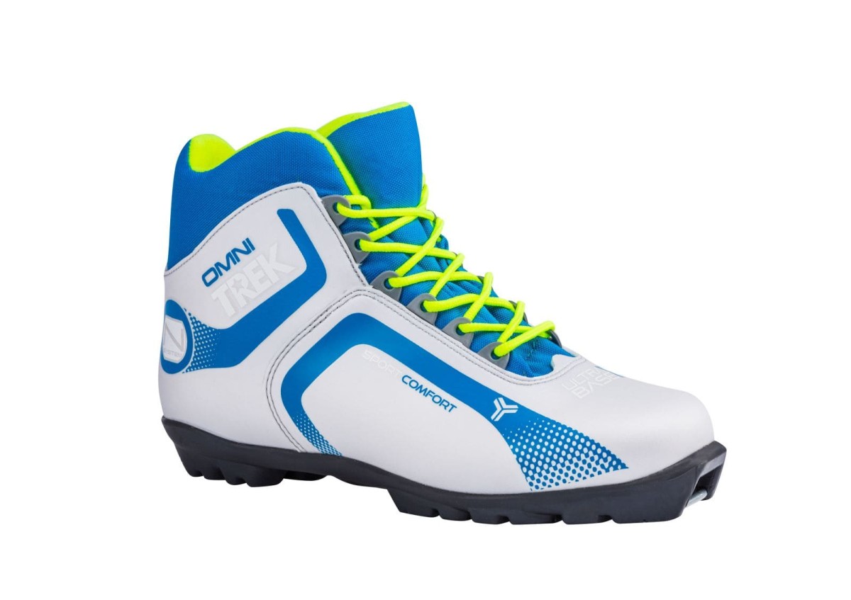 лыжные ботинки TREK Omni5 белый (лого синий) N-1