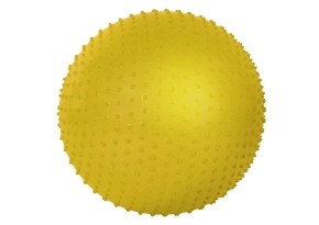 Мяч гимнастический IRON PEOPLE IR97404 массажный желтый