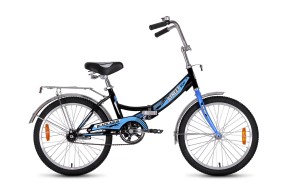 Велосипед BA Street Beat 121  20 1s (РФ) 12 черный синий_w